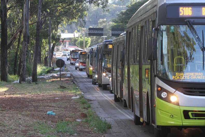 Greve dos ônibus em Belo Horizonte