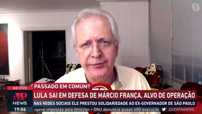Lula é comprovadamente corrupto, diz Augusto Nunes