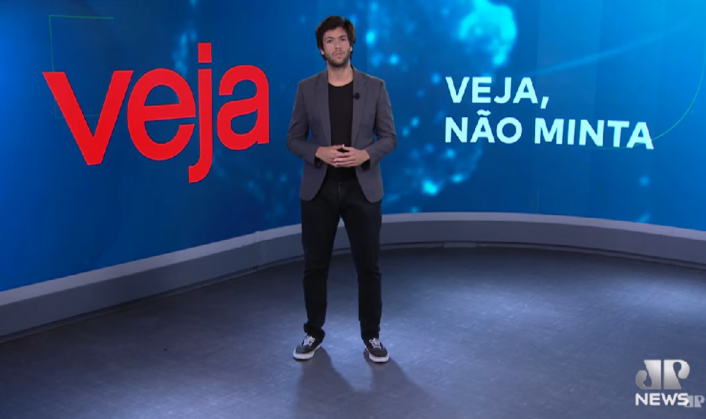 ASSISTA: ‘É fake news reportagem da Veja sobre audiência da TV Jovem Pan News’, afirma Caio Coppolla