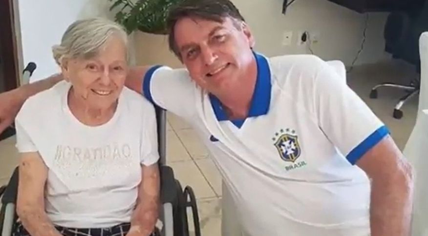 Mãe de Bolsonaro morre, aos 94 anos, no interior de SP