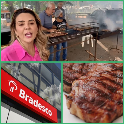 Pecuaristas promovem ‘Segunda-feira com Carne’ em frente a agências do Bradesco