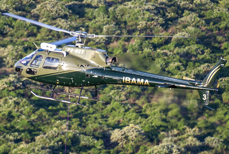 PF inicia investigação sobre ataque contra helicóptero do Ibama