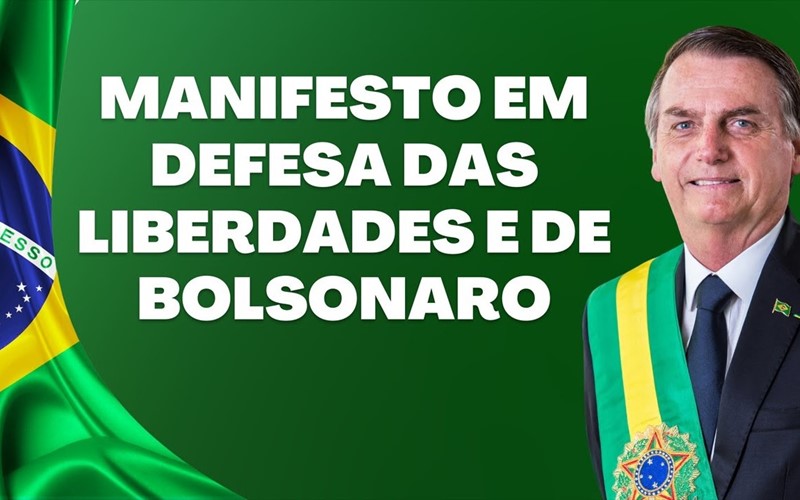 Manifesto em defesa das liberdades e de Bolsonaro supera 700 mil assinaturas