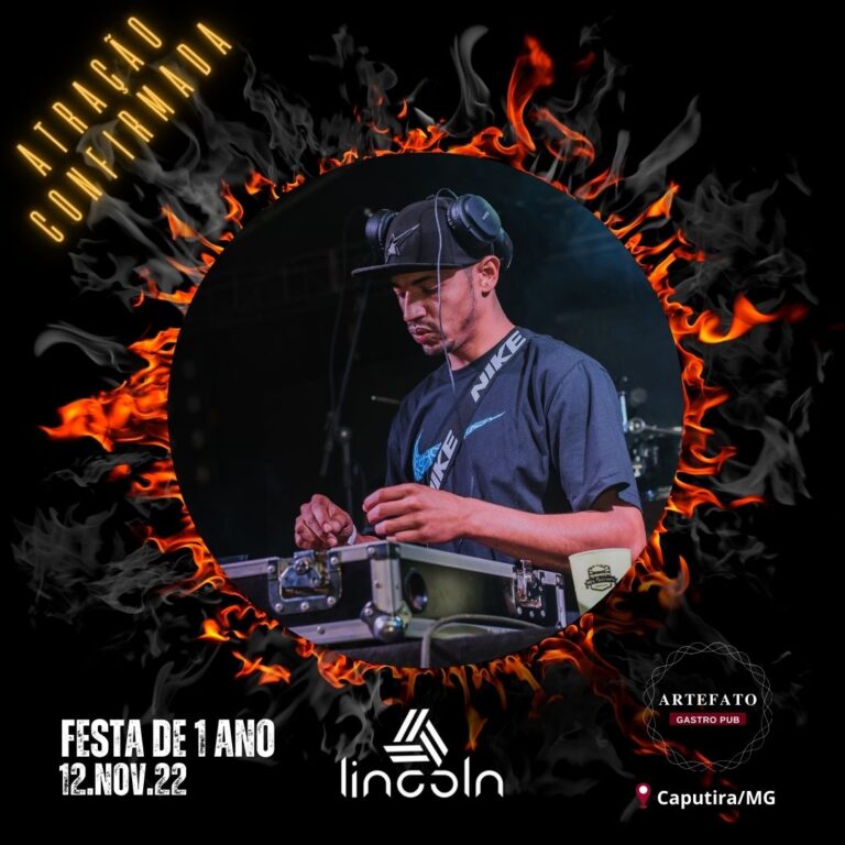 Artefato Gastro Pub em Caputira-MG vai comemorar seu 1º aniversário com apresentação do DJ Lincoln  