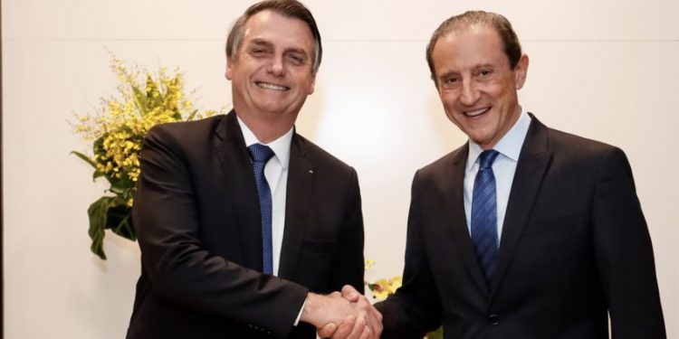 Ex-presidente da Fiesp, Paulo Skaf, declara apoio a Bolsonaro e Tarcísio no 2º turno