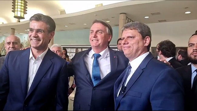 “Declaro meu apoio incondicional a Bolsonaro e Tarcísio”, diz Rodrigo Garcia