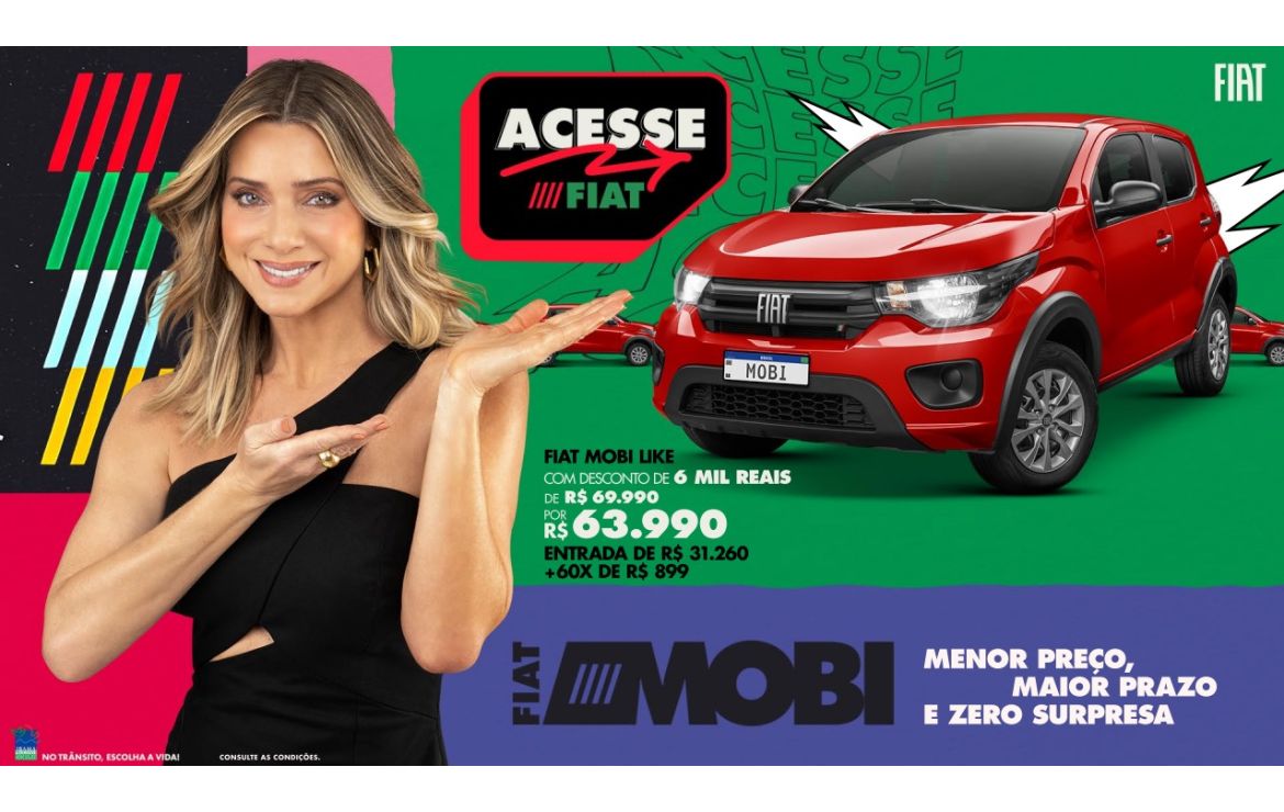 “Acesse Fiat”, campanha comercial com condições exclusivas para o Mobi