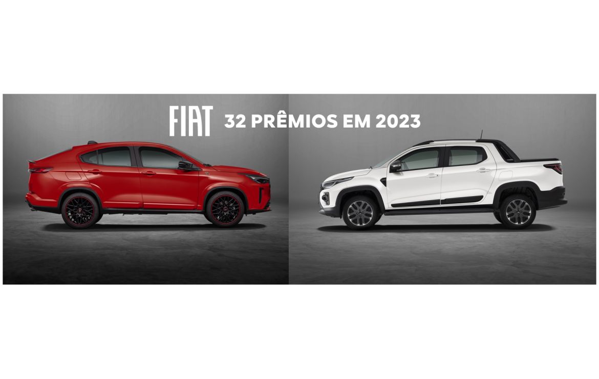 Fiat vence mais de 30 prêmios em 2023