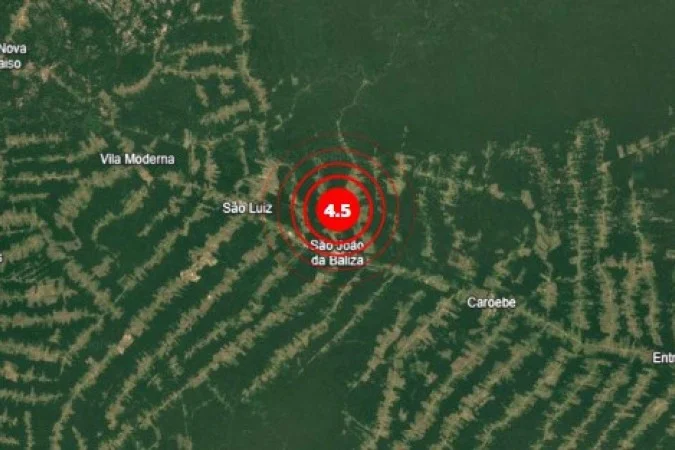 Tremor de terra é registrado em Roraima Tremor de terra é registrado em Roraima