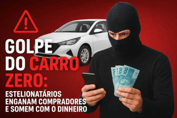 Golpe do carro zero: estelionatários enganam compradores e somem com o dinheiro Golpe do carro zero: estelionatários enganam compradores e somem com o dinheiro